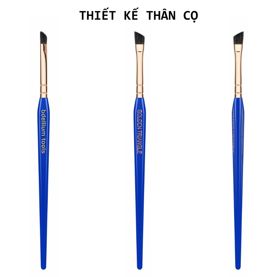 Cọ Phẩy Sợi Lông Mày Bdellium Tools Golden Triangle B763 Angled Brow